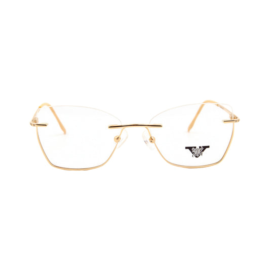 VANROSSI Rimless Gold Optical Frame