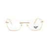 VANROSSI Rimless Gold Optical Frame