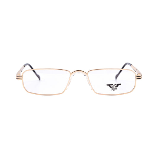 VANROSSI Gold Browline Optical Frame