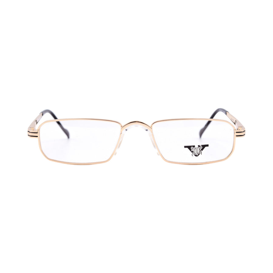 VANROSSI Gold Browline Optical Frame
