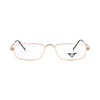 VANROSSI Gold Browline Optical Frame