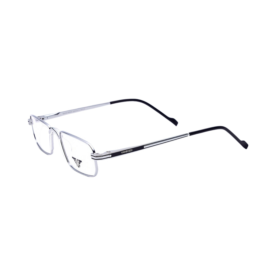 VANROSSI Silver Browline Optical Frame