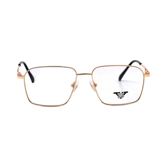 VANROSSI Gold Square Optical Frame