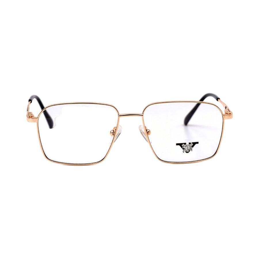 VANROSSI Gold Square Optical Frame