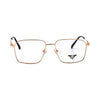 VANROSSI Gold Square Optical Frame