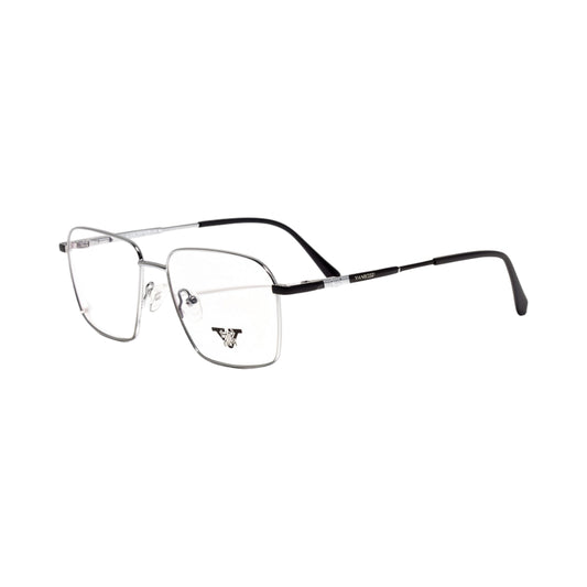 VANROSSI Silver Square Optical Frame