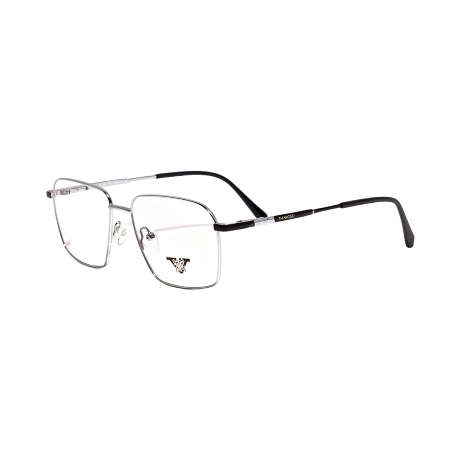 VANROSSI Silver Square Optical Frame