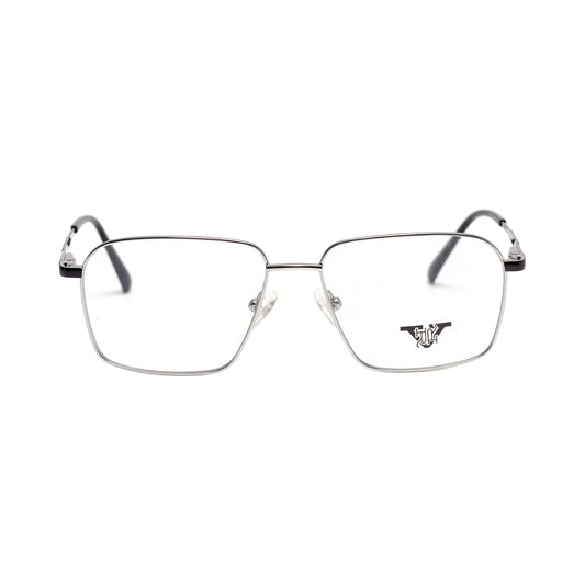 VANROSSI Silver Square Optical Frame