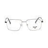 VANROSSI Silver Square Optical Frame