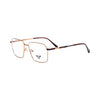 VANROSSI Gold Square Optical Frame
