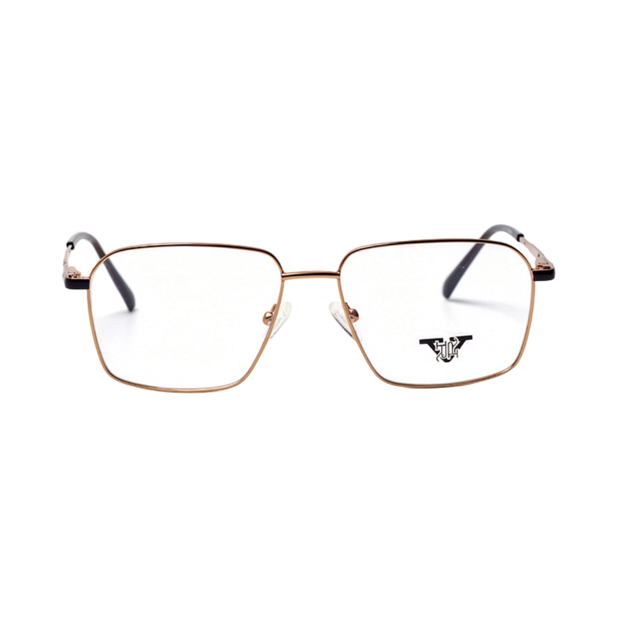 VANROSSI Gold Square Optical Frame