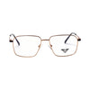 VANROSSI Gold Square Optical Frame