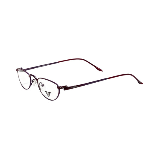 VANROSSI Burgundy Oval Optical Frame