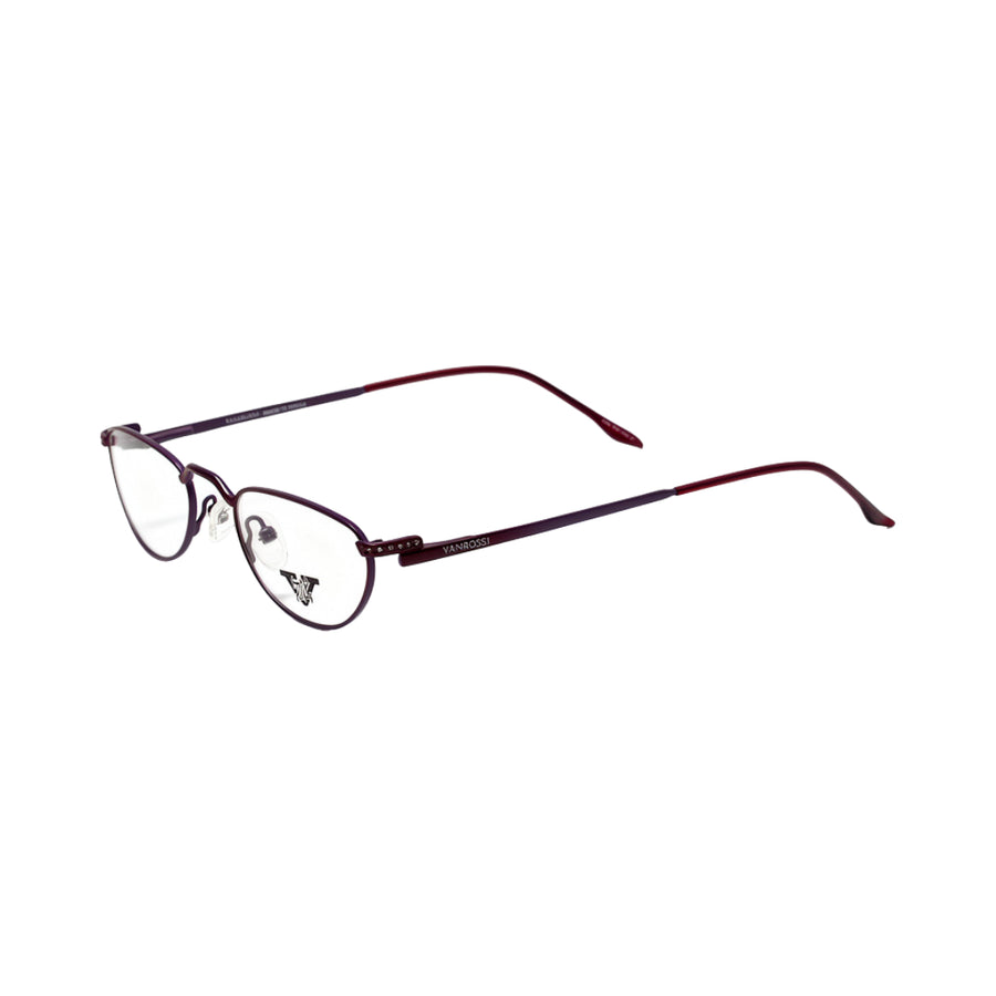 VANROSSI Burgundy Oval Optical Frame