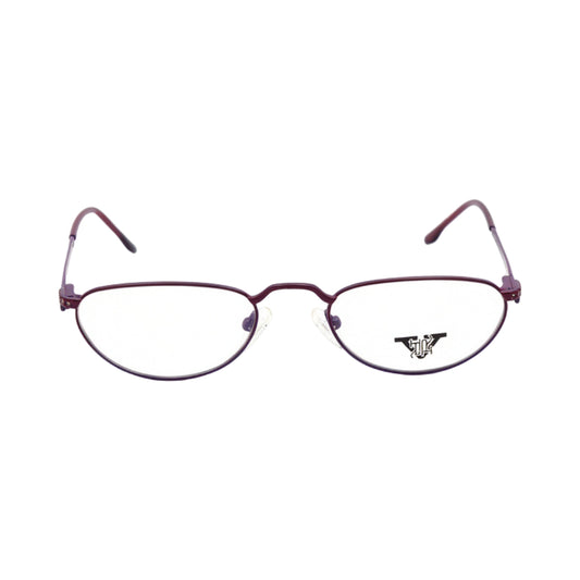 VANROSSI Burgundy Oval Optical Frame
