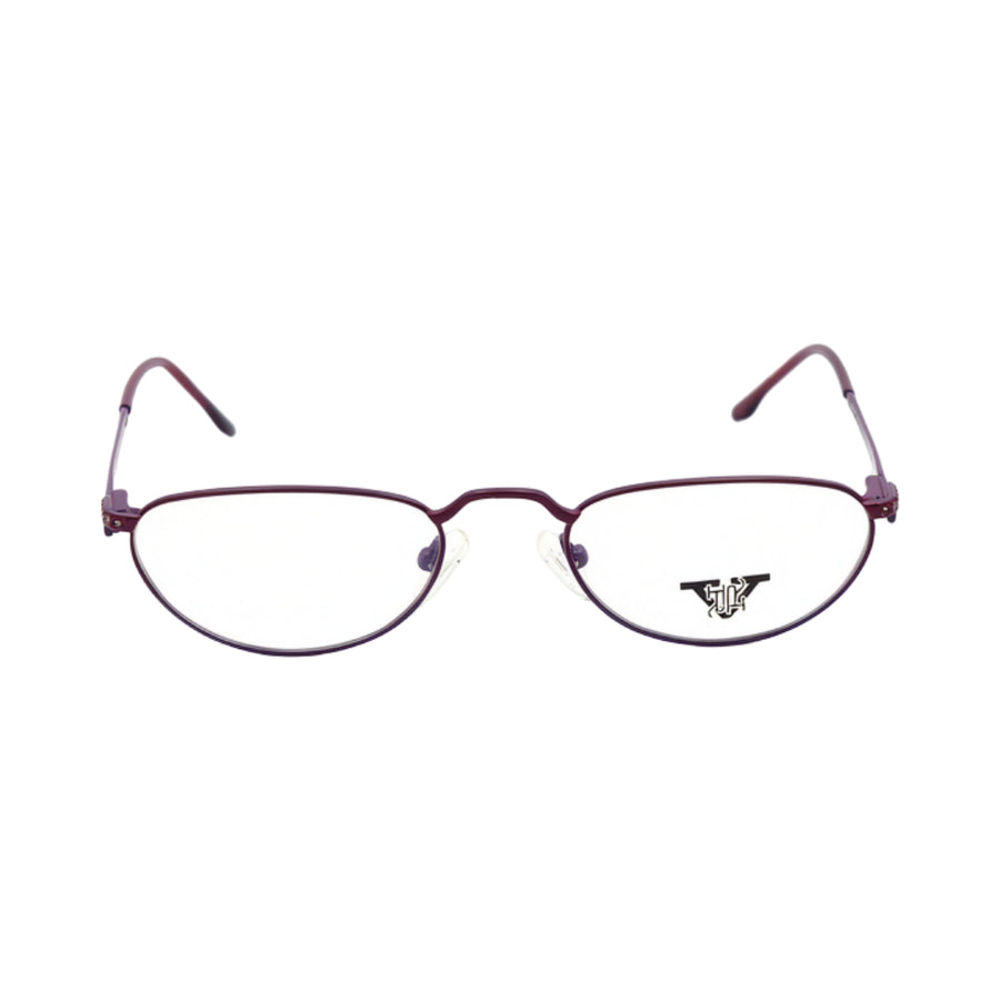 VANROSSI Burgundy Oval Optical Frame
