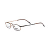 VANROSSI Black & Gold Rectangular Optical Frame