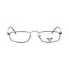 VANROSSI Black & Gold Rectangular Optical Frame