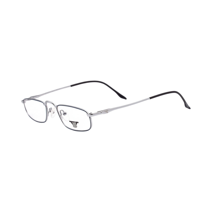 VANROSSI Silver Rectangular Optical Frame