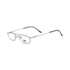 VANROSSI Silver Rectangular Optical Frame