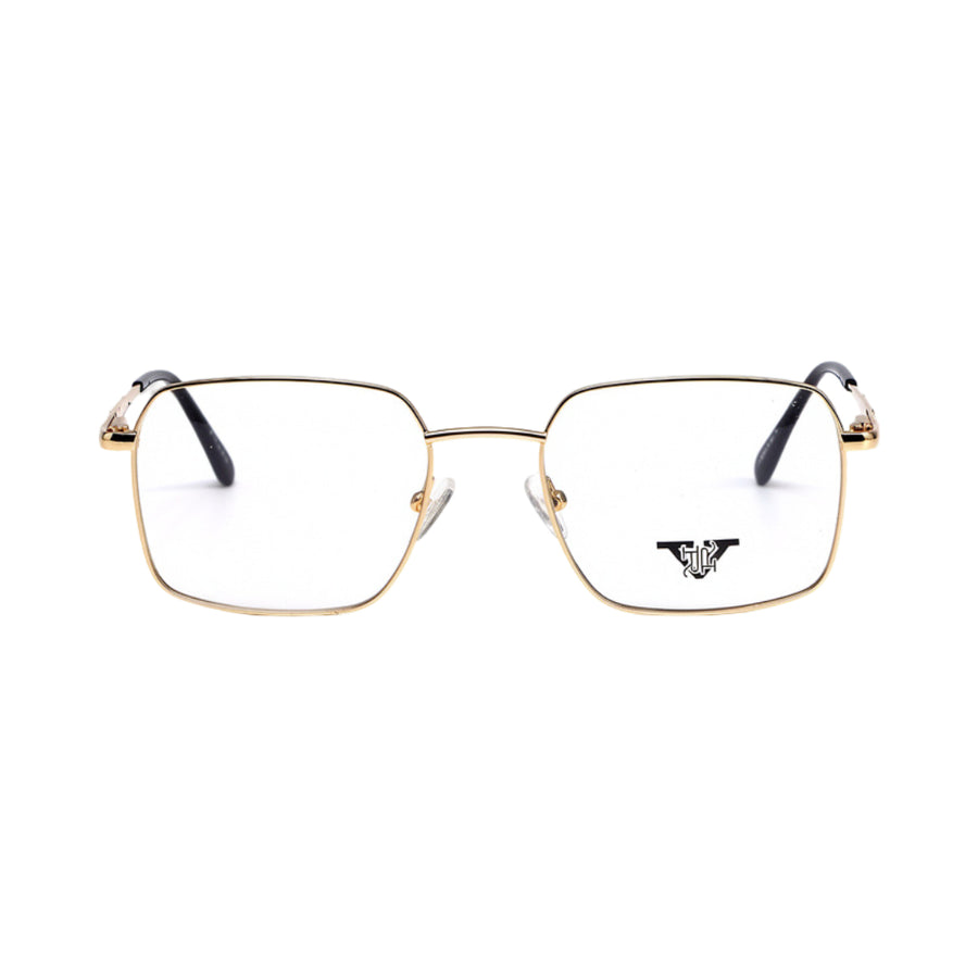 VANROSSI Gold & Black Squre Metal Eyeglasses Frame