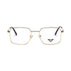 VANROSSI Gold & Black Squre Metal Eyeglasses Frame