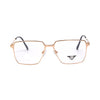 VANROSSI Gold Square Optical Frame for Men