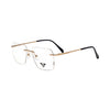 VANROSSI Gold Frameless Optical Frame