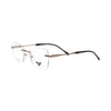 VANROSSI Frameless Black & Gold Optical Frame