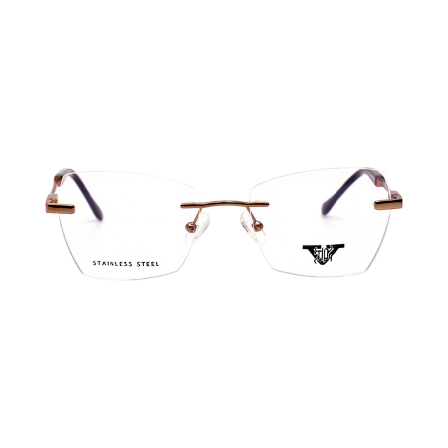 VANROSSI Frameless Bronze Optical Frame