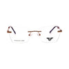 VANROSSI Frameless Bronze Optical Frame