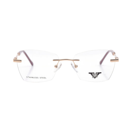 VANROSSI Frameless Gold Optical Frame