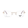 VANROSSI Frameless Gold Optical Frame