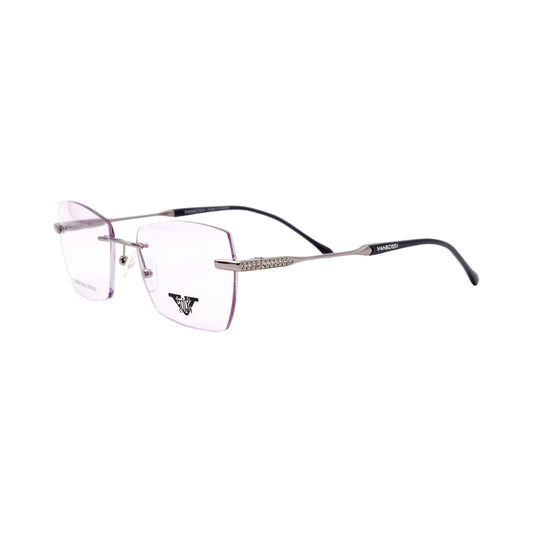 VANROSSI Frameless Silver Optical Frame