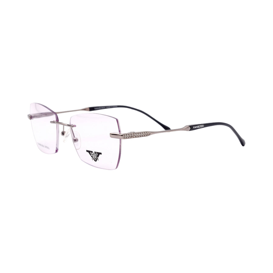 VANROSSI Frameless Silver Optical Frame