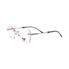 VANROSSI Frameless Silver Optical Frame