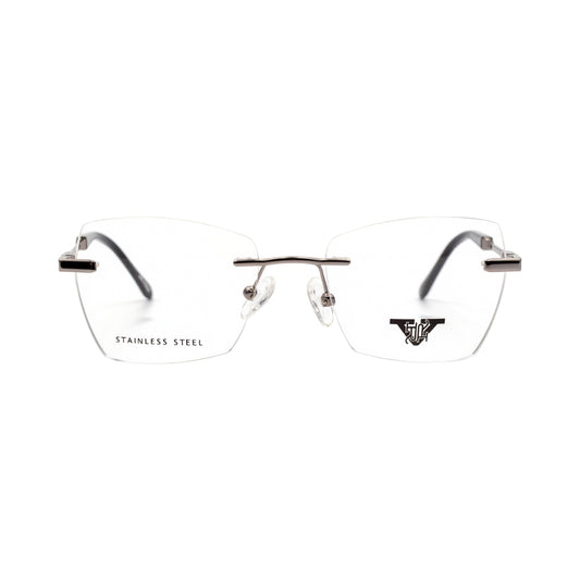 VANROSSI Frameless Silver Optical Frame