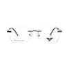 VANROSSI Frameless Silver Optical Frame