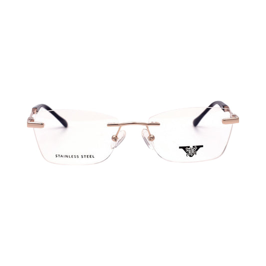 VANROSSI Frameless Gold Optical Frame
