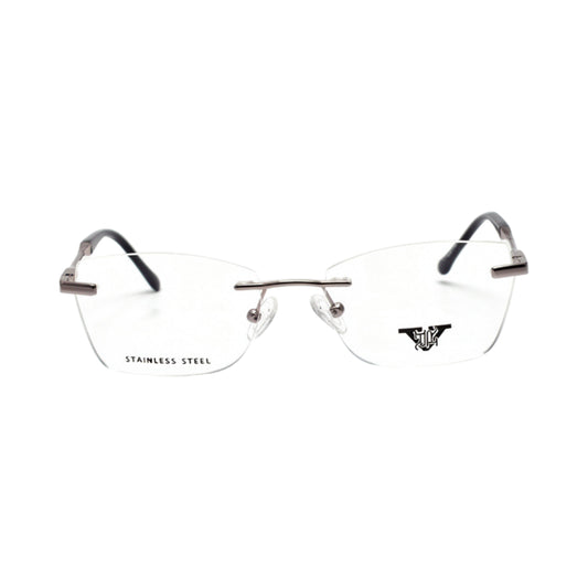 VANROSSI Women's Gold Frameless Eyeglass Frame