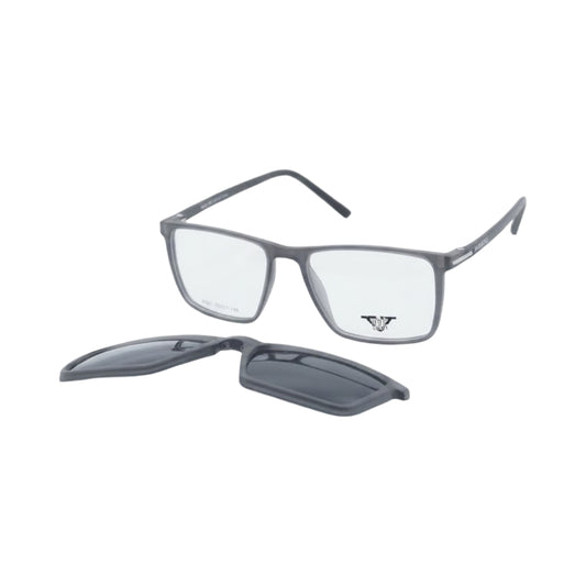 VANROSSI Rectangular Clip-On Optical Glasses