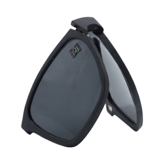 VANROSSI Black Rectangular Clip-On Eyeglasses