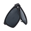 VANROSSI Black Rectangular Clip-On Eyeglasses