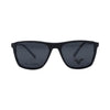 VANROSSI Black Rectangular Clip-On Eyeglasses