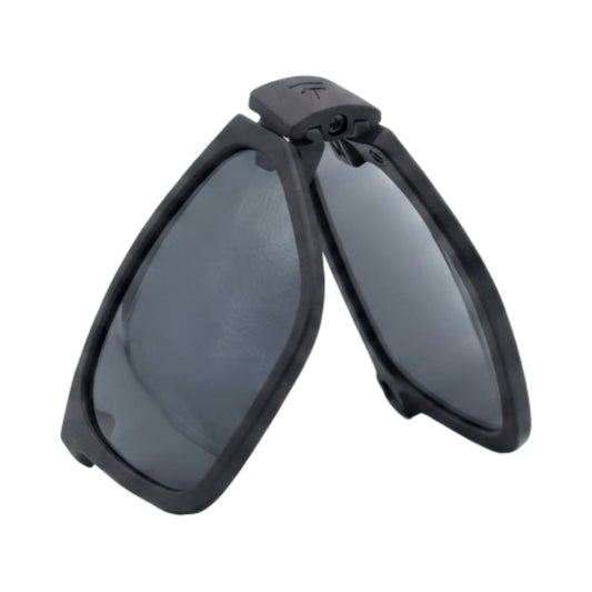 VANROSSI Black Rectangular Clip-On Eyeglasses
