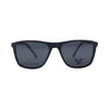 VANROSSI Black Rectangular Clip-On Eyeglasses