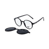 VANROSSI Round Clip-On Eyeglasses