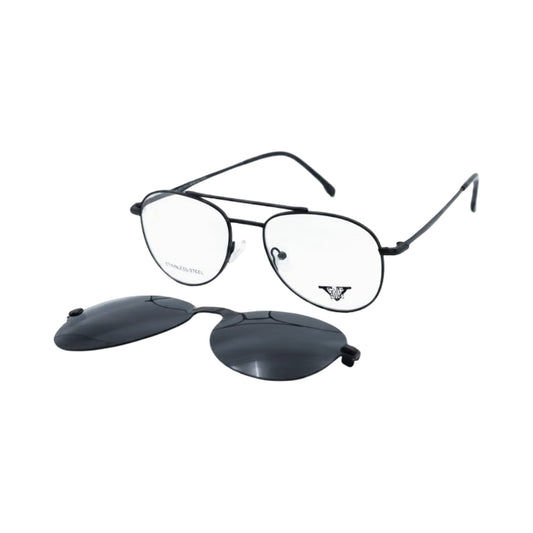 VANROSSI Aviator Clip-On Optical Glasses
