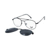 VANROSSI Aviator Clip-On Optical Glasses