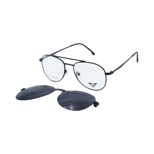 VANROSSI Aviator Clip-On Optical Glasses